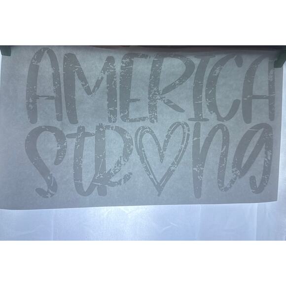 Bundle Of Heat Transfers Support Our Troops & America Strong New Gift Craft USA - Picture 4 of 9